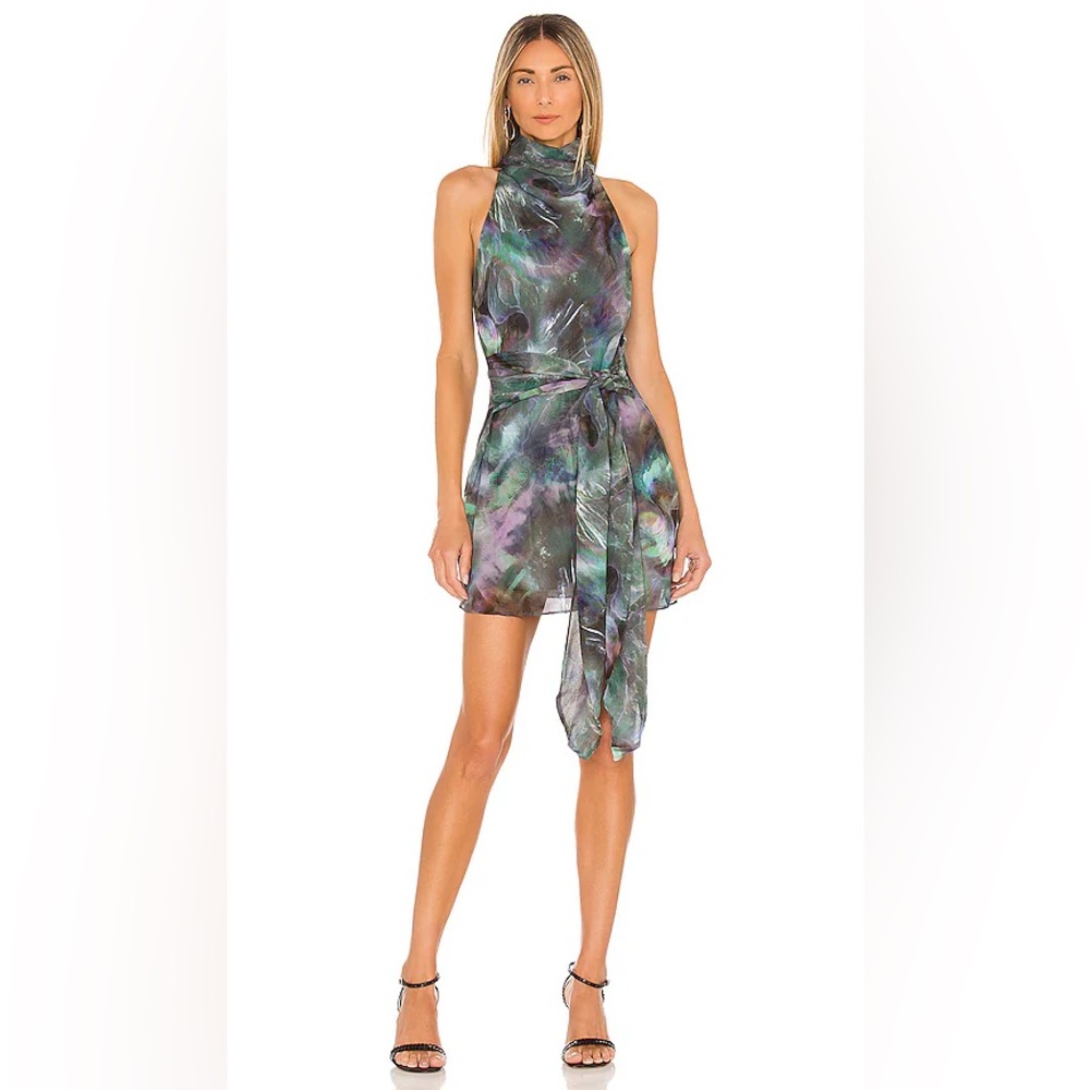 Amanda Uprichard Sandrine Dress in Black Pearl